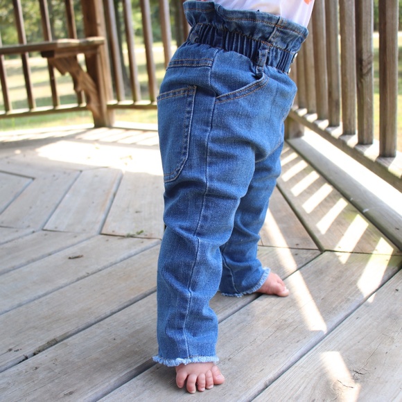 High Rise Paperbag Waist “Mom” Jeans - Picture 7 of 8